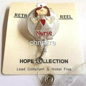 Nursing ID Badge Holder Lanyard NURSE Cap Heart RN LPN CNA Graduation Gift
